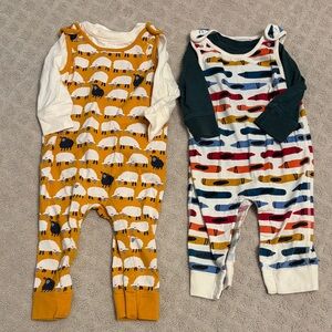 Hanna Andersson Baby Rompers Set